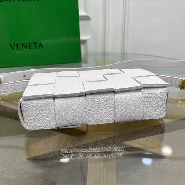 Bottega veneta高端女包 KF0017荔枝紋 寶緹嘉荔枝紋牛皮CASSETTE包包 BV經典款單肩斜挎包  gxz1264